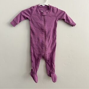 Primary Purple Kids Footie One Piece